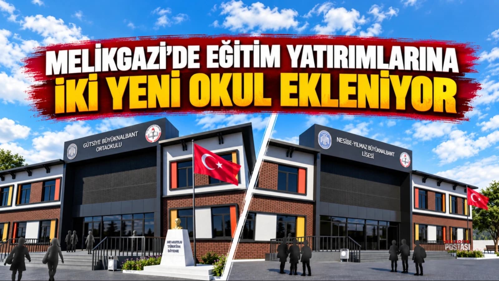 MELİKGAZİ’DE EĞİTİM YATIRIMLARINA İKİ YENİ OKUL EKLENİYOR